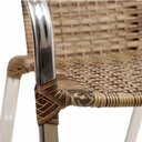 Ver imagem 5 de Jogo Turin 4 Cadeiras e Mesa em Alumínio Jardim Churrasqueira Área - Trama Original