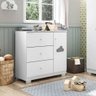 Cômoda Infantil Ane com 1 Porta - Branco - 1
