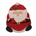 Ver imagem 1 de Prato Papai Noel Cerâmica Star 27,5x21x2,5 cm Niazitex