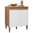 Ver imagem 4 de Balcão para Cooktop Ambiente Andréia Amêndoa Branco - Ajl