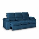 Ver mais imagens de Sofá Veneza 2,40m Retrátil Reclinável Azul Usb e Porta Copos - King House