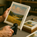 Ver imagem 6 de Quadro Vista Floresta de Coníferas Montanhas Paisagem Canvas