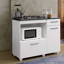 Ver imagem 1 de Kit Balcão 2 Porta Basculante Violeta Mais Cooktop Fogão Chamalux 5 Bocas Bivolt