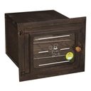 Ver imagem 1 de Forno Ferro Fogão a Lenha Pequeno Porta de Vidro 50x35x30cm