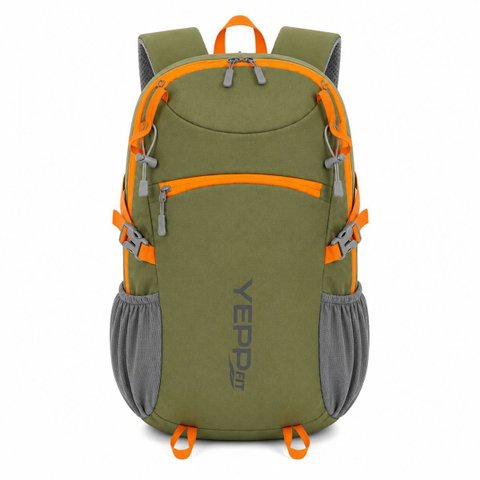 Mochila Esportiva 24l Poliéster Academia Camping Reforçada:verde
