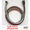 Flexível 1,5 m Cromado 1/2" - F10812 - 1