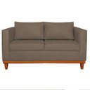 Ver imagem 4 de Sofá 3 Lugares Europa 180 cm Estilo Conforto e Elegância Suede Marrom - ADJ Decor