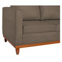 Ver imagem 5 de Sofá 3 Lugares Europa 180 cm Estilo Conforto e Elegância Suede Marrom - ADJ Decor