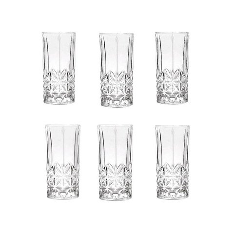 Jogo com 6 Copos 370 Ml Requinte Casambiente