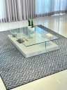 Ver imagem 1 de Tapete Carpete Sala Quarto Escritório Parquet Cinza 2 X 2,5m