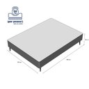 Ver imagem 5 de Base Sommier Marrom Casal 138x188x23cm - 1051611879 - Ortobom Base Sommier Marrom Casal 138x188x23