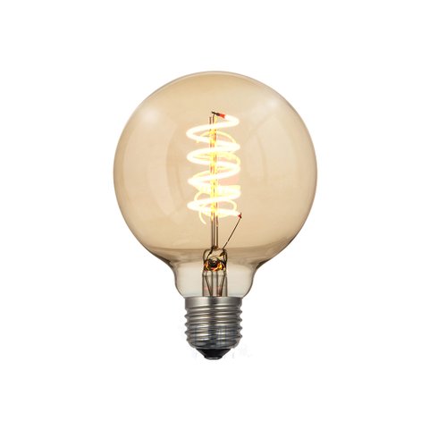 Lâmpada Filamento De Led Poptem Espiral 110V G95 4W