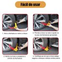 Ver imagem 7 de Trava Roda Controle Estacionamento Pneu Carro Moto Segurança Antifurto Roubo Automotivo Trailer Carr