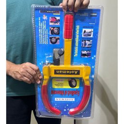 Trava Roda Controle Estacionamento Pneu Carro Moto Segurança Antifurto Roubo Automotivo Trailer Carr - 8
