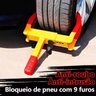 Trava Roda Controle Estacionamento Pneu Carro Moto Segurança Antifurto Roubo Automotivo Trailer Carr - 4