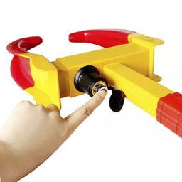 Trava Roda Controle Estacionamento Pneu Carro Moto Segurança Antifurto Roubo Automotivo Trailer Carr - 9