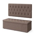Ver imagem 2 de Kit Painel Centaurus 200 e Calçadeira Sagitarius Linho Aradecor