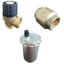 Ver imagem 1 de Kit Válvulas de Segurança Metal para Respiro Boiler Solar Aquecedor