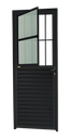 Ver imagem 1 de Porta de Sala Alumínio 80 D.L25 V.Boreal Preto Brimak