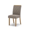 Ver imagem 6 de Conjunto Sala de Jantar Tampo MDF/Vidro 6 Cadeiras Helena Espresso Móveis