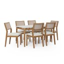 Ver imagem 1 de Mesa de Jantar Baoba com 6 Cadeiras Oiti 160cm