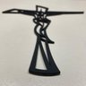 Crucifixo de Parede Quadro Aplique Decorativo Mdf Cor Preto - 5