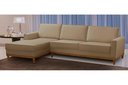 Ver imagem 1 de Sofá 3 Lugares 2,10m Living com Chaise Esquerdo Lavinia Linho Bege Adonai Estofados