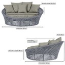 Ver imagem 2 de Chaise Hungria Pintura Preta Corda Náutica E8 Trama Original Prata
