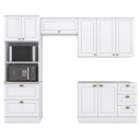 Ver imagem 4 de Cozinha Compacta Modulada 4 Peças 100% MDF com Torre Quente Americana