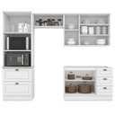 Ver imagem 3 de Cozinha Compacta Modulada 4 Peças 100% MDF com Torre Quente Americana