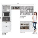 Ver imagem 5 de Cozinha Compacta Modulada 4 Peças 100% MDF com Torre Quente Americana