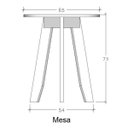 Ver imagem 4 de Conjunto Mesa E 4 Banquetas Em Madeira Maciça 