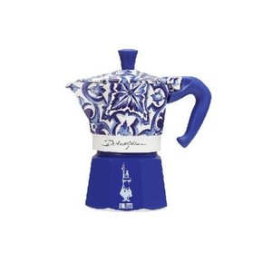 Cafeteira Moka Express Dolce &amp; Gabbana Blu Med - 6 Xíc - Bialetti