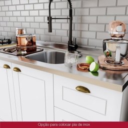 Cozinha Completa 7 Peças com Aéreo de Vidro Americana  - 5