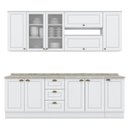 Ver imagem 3 de Cozinha Completa 7 Peças com Aéreo de Vidro Americana