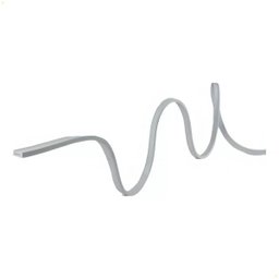 Perfil Embutir Flexível Silicone 5m P/ Fita de Led 25x10mm - 1