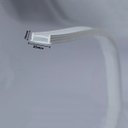 Ver imagem 2 de Perfil Embutir Flexível Silicone 5m P/ Fita de Led 25x10mm