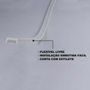 Ver imagem 3 de Perfil Embutir Flexível Silicone 5m P/ Fita de Led 25x10mm