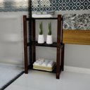 Ver imagem 4 de Estante Multiuso Madeira Maciça 3 Prateleiras Isadora