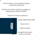 Ver imagem 3 de Cabeceira de Cama Box Estofada 140 Cm Casal Stela Veludo