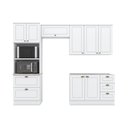 Ver imagem 3 de Cozinha Completa 4 Peças com Aéreo 3 Portas 100% MDF Americana
