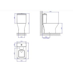 Bacia para Caixa Acoplada Deca Living Branco - 2