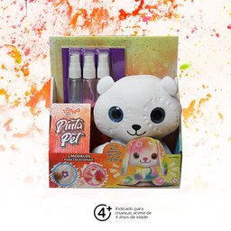 Brinquedo Pinta Pet Criatividade e Estilo com Tintas e Adesivos Toyng - 6