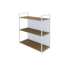 Ver imagem 7 de Estante 03 Prateleiras c/Fundo Yon 80cm Est.Branca