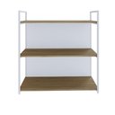 Ver imagem 6 de Estante 03 Prateleiras c/Fundo Yon 80cm Est.Branca