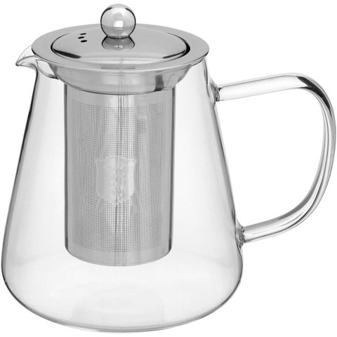 ANTELLA CHALEIRA 14x16x12cm 750ml BOROSILICATO TRANSP COM INFUSOR