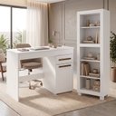 Ver imagem 1 de Kit Escritório Grécia com Escrivaninha 100% MDF e Estante Livreiro Espresso Móveis