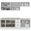 Ver imagem 2 de Cozinha Compacta Modulada 8 Peças Emily Branco/HP/Calcare