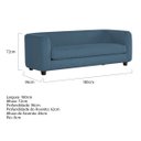 Ver imagem 3 de Sofá 3 Lugares Luxo Recepção Escritorio Sala Veneza 180cm Linho