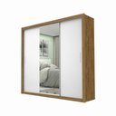 Ver imagem 2 de Guarda-roupa Casal Melissa com 4 Gavetas Glass Carioca Móveis